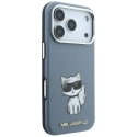Karl Lagerfeld Smooth Choupette Sketch MagSafe kaitseümbris iPhone 18 Pro / 17 Pro helesinine