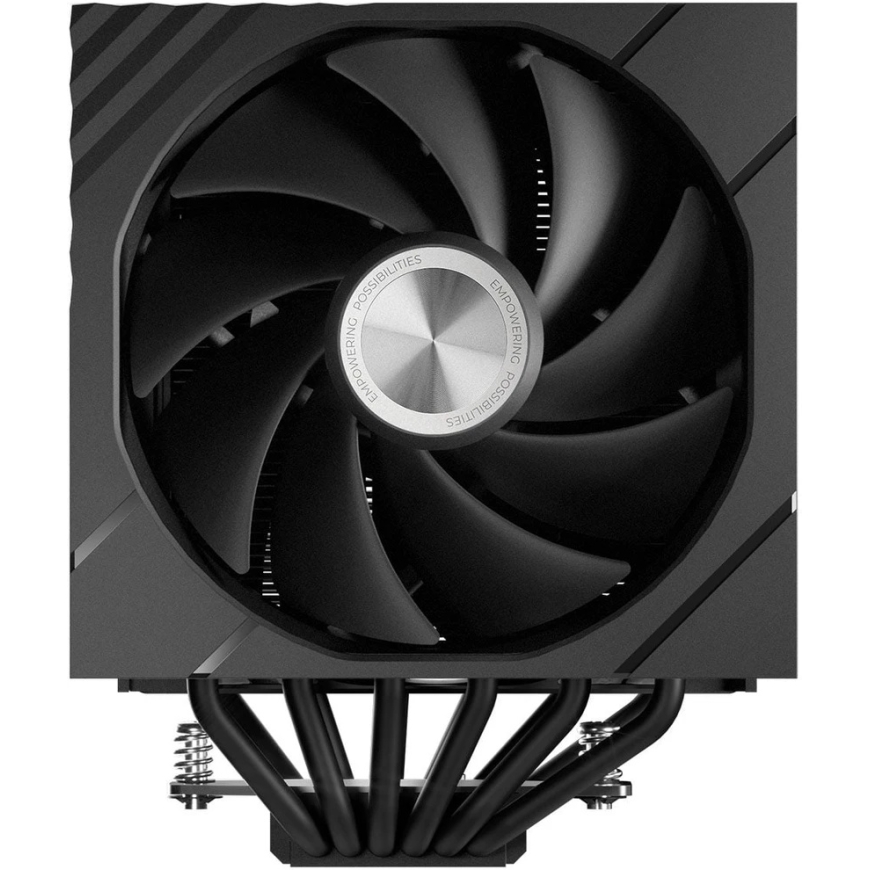 TRYX TURRIS T620 CPU Air Cooler, Dual-Tower, with 5-Inch Screen – 120mm, Black – 3