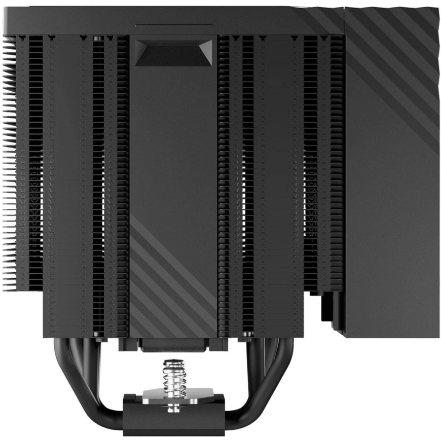 TRYX TURRIS T620 CPU Air Cooler, Dual-Tower, with 5-Inch Ekranas – 120mm, Juodas – 4
