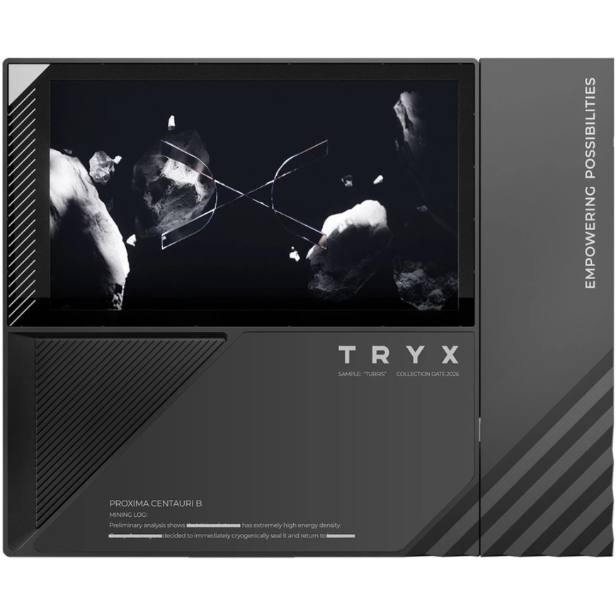 TRYX TURRIS T620 CPU-ilmajäähdytin, tupla-torni, 5-tuumaisen näytön kanssa – 120 mm, musta – 5