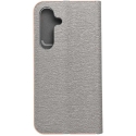 OEM LUNA Book Kate Gold Samsung Galaxy S25 hõbedane värv