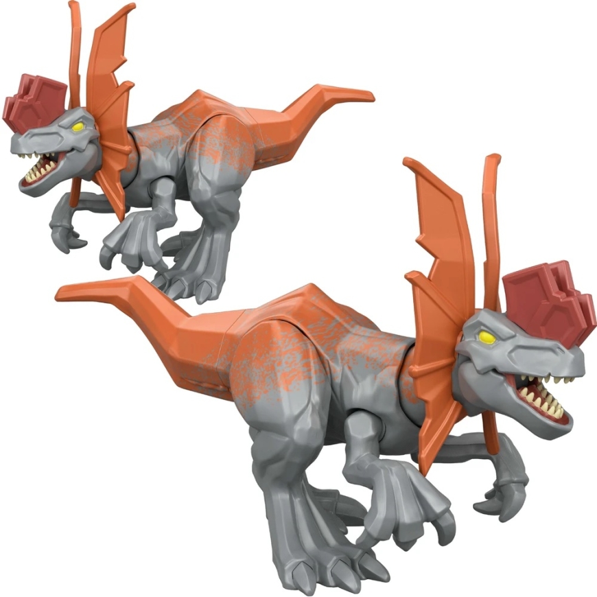 Фигурка динозавра Jurassic World Mayhem Mix-Ups 2 в 1 Дилофозавр
