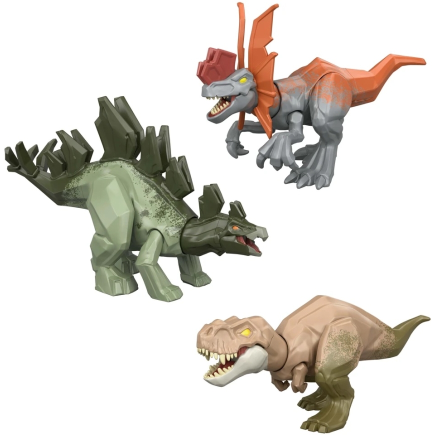 Фигурка динозавра Jurassic World Mayhem Mix-Ups 2 в 1 Дилофозавр – 3