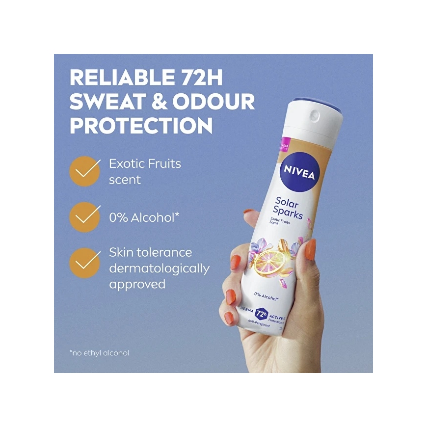 Nivea Spray Antiperspirant "Solar Sparks" 150 ml