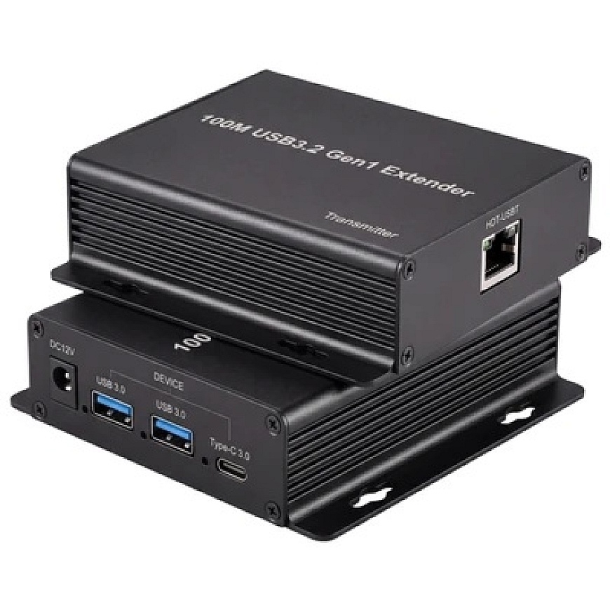 Spacetronik USB-pidennin LANin kautta SPU-EX11