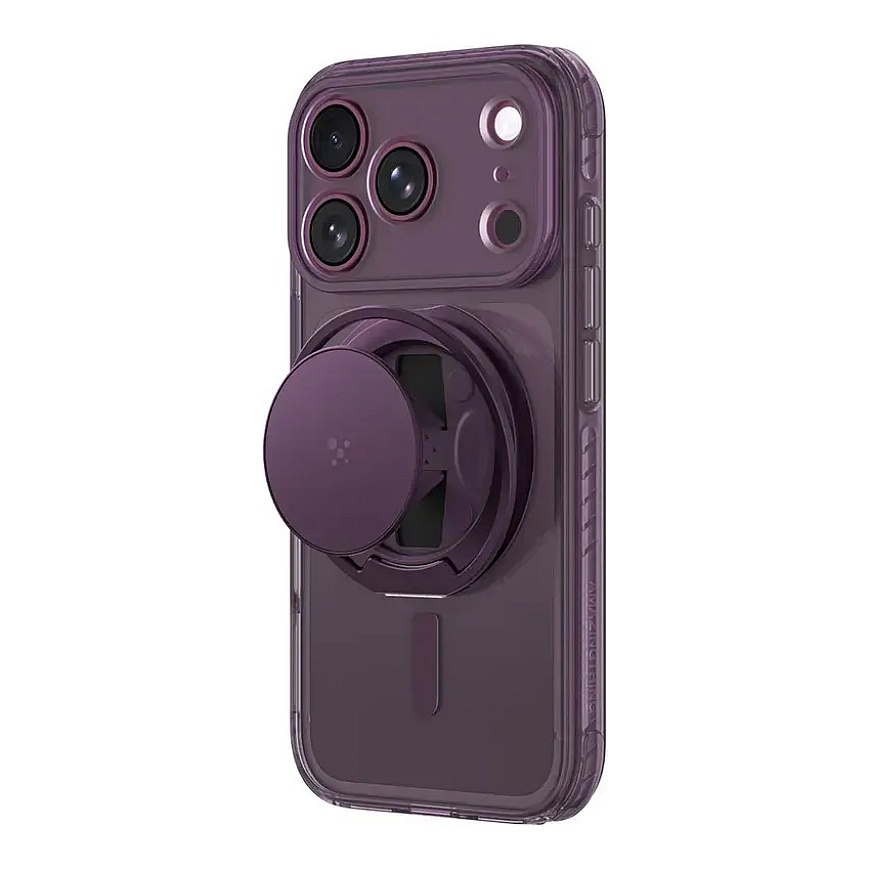 AmazingThing Titan Pro Pop Lens чехол с подставкой и поддержкой MagSafe для телефона iPhone 18 Pro фиолетовый – 2