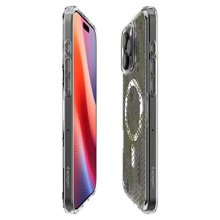 Spigen Ultra Hybrid MagSafe, skaitmeninė kamufliažas - iPhone 16 Pro Max – 5