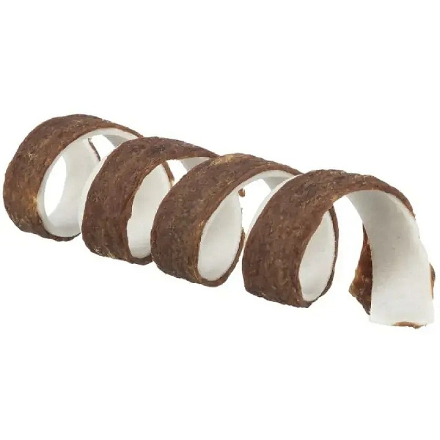 Koirien herkku: Trixie Denta Fun Naudanliha purukierre, erässä, 12 cm, 12 g / paketti, 50 kpl – 2