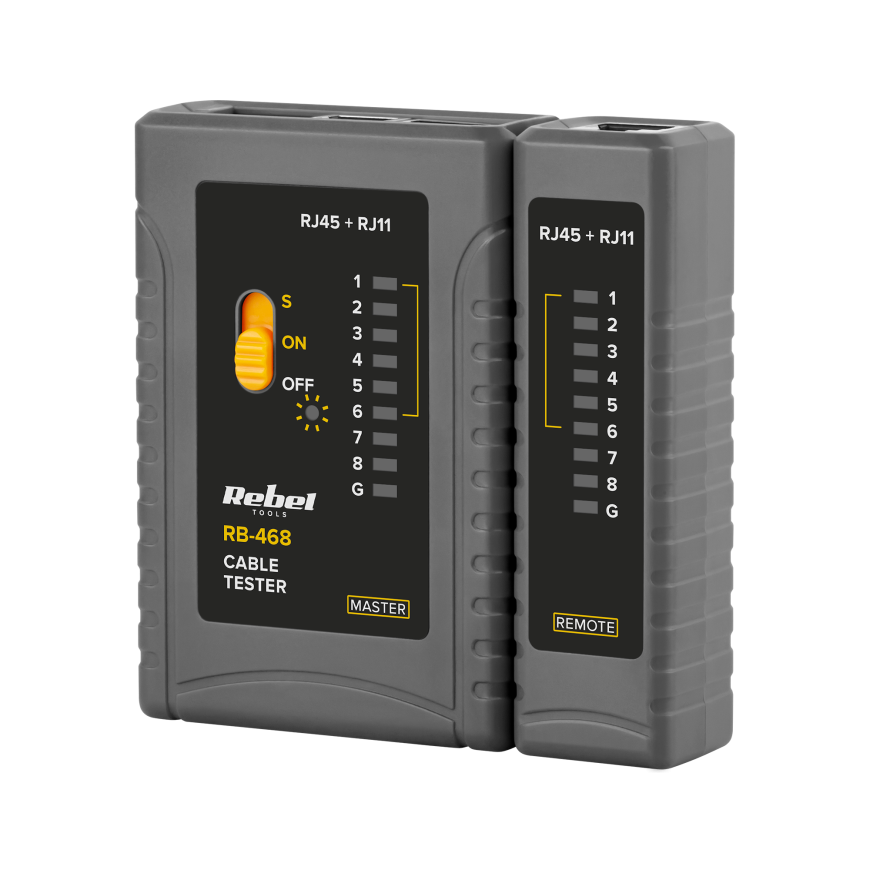 RJ11 / RJ45 cable tester - Rebel RB-468 – 2