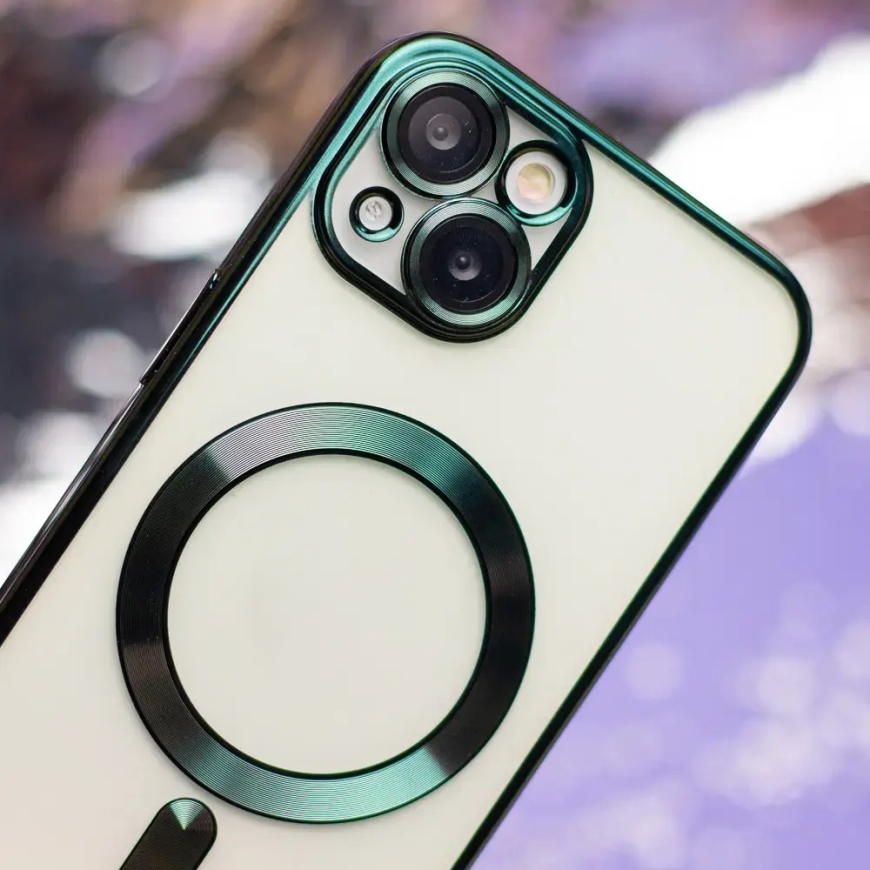 Color Chrome Mag telefoni ümbris MagSafe toega iPhone 17 Air roheline – 5