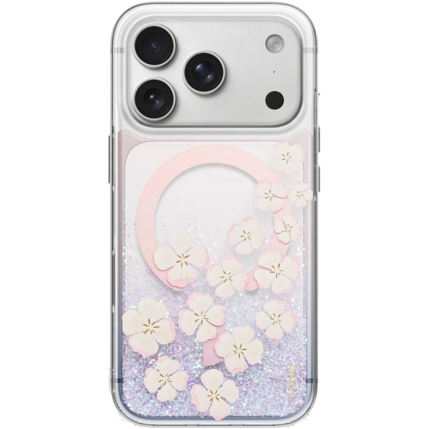 UNIQ Coehl Isla -suojakuori, suunniteltu iPhone 18 Pro / 17 Pro:lle, magneettisen latauksen kanssa, vaaleanpunainen – 3