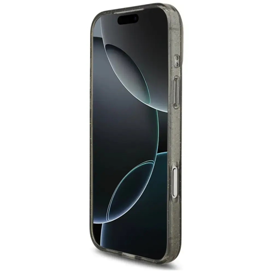 Case Guess IML Glitter Pearl Strap MagSafe for iPhone 18 Pro Max / 17 Pro Max black – 5