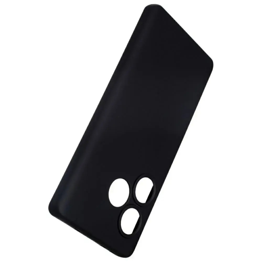 Beline silikona vāks Realme GT 6 melns – 2