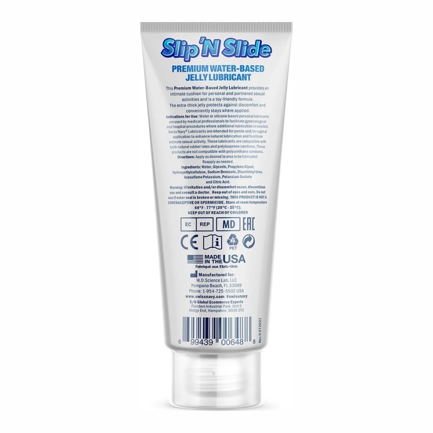 Swiss Navy Slip'N Slide Premium – geelimäinen liukuvoide – 2 fl oz / 59 ml