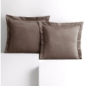 Sameti padjakate AmeliaHome 45 × 45 cm, tume liiv Sameti padjakate AmeliaHome 45 × 45 cm, tume liiv
