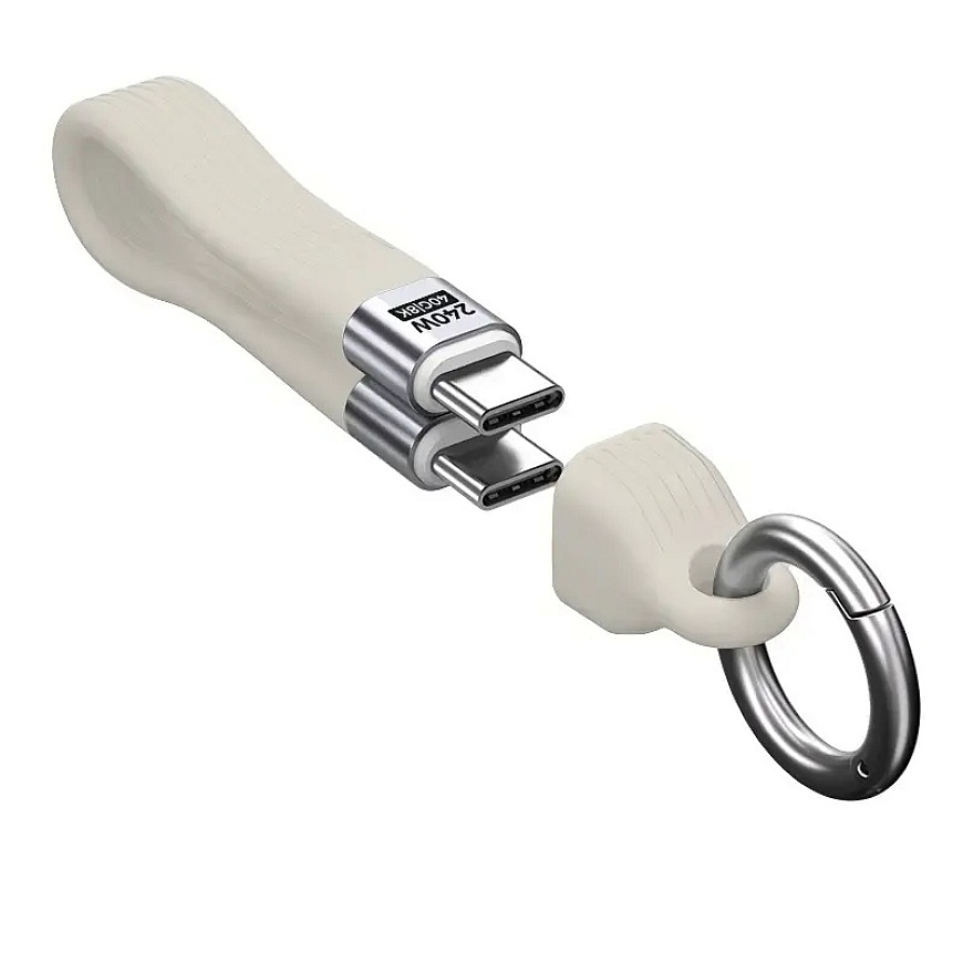Mobile Origin 240W 40Gbps 8K USB-C Брелок Кабель CB17 Белый – 2