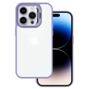 Tel Protect Kickstand -puhelinpidike jalustalla (kuori + kameran linssi) iPhone 14 Pro:lle, violetti Tel Protect Kickstand -puhelinpidike jalustalla (kuori + kameran linssi) iPhone 14 Pro:lle, violetti