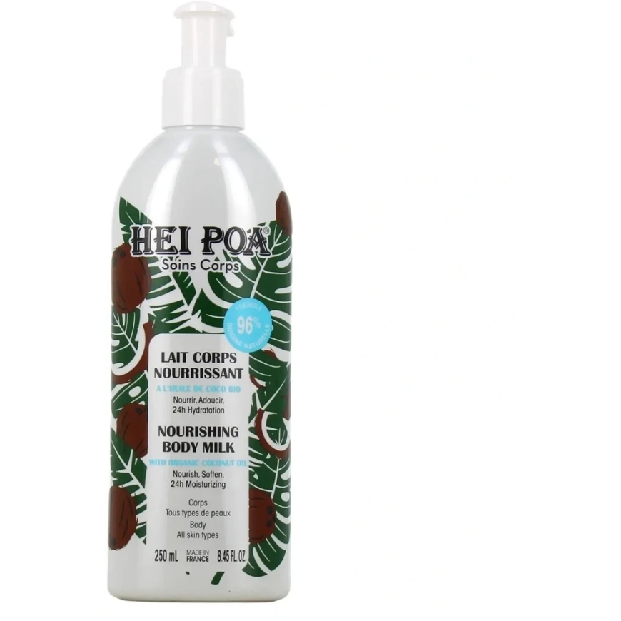 Hei Poa Kokosų minkštimo maitinantis kūno pienas, 250 ml