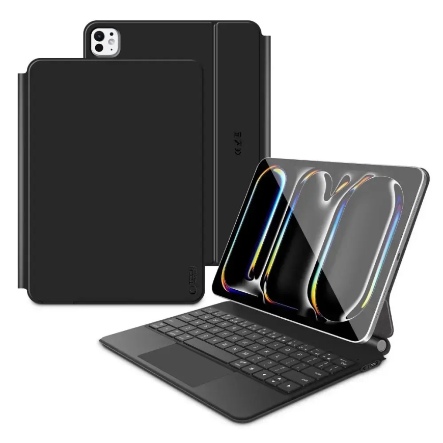 Tech-Protect SmartCase Magnetic raamatutüüpi ümbris klaviatuuriga ja MagSafe toega iPad Pro 13" M4 (2024) | iPad Pro 13" M5 (202