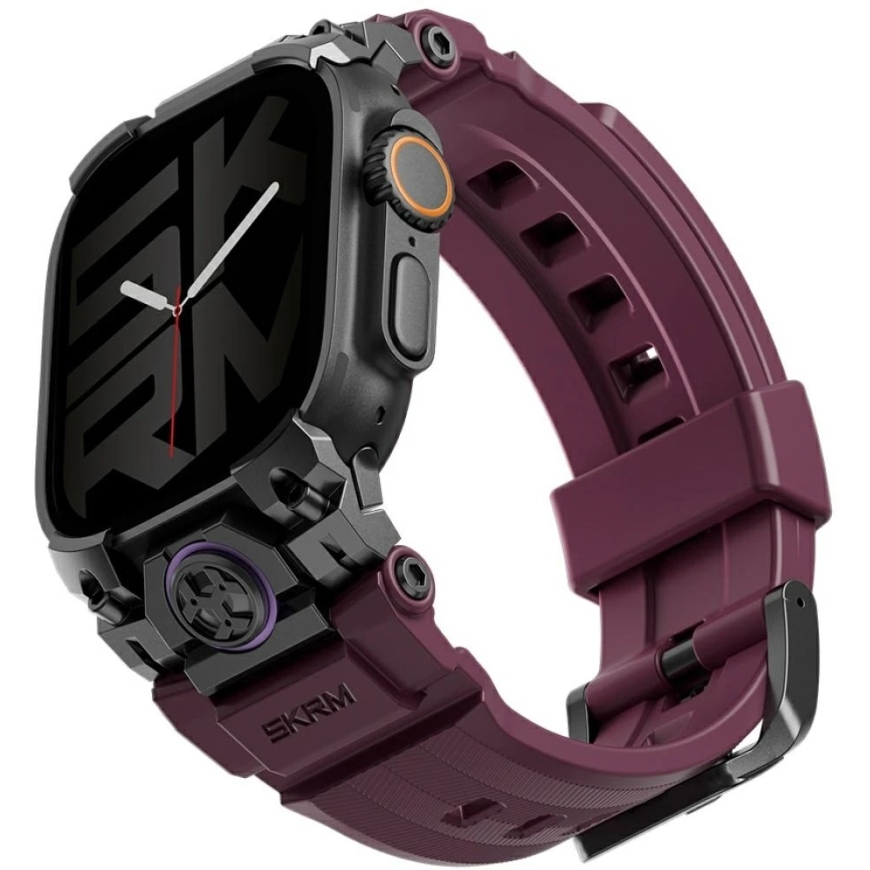 Skinarma Talon Strap for Apple Watch Ultra 49 mm, burgundy color