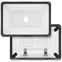 Tech-Protect Kevlar Pro kõva ümbris MacBook Neo 13 (2026) sülearvutile must/läbipaistev