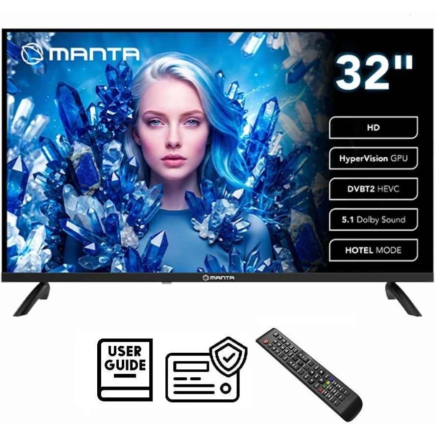 HD LED-televisio DVB-T2-vastaanottimella Manta MATV002LHN32, 32 tuumaa – 5