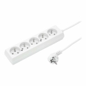 Plastrol Staatiline pikendusjuhe viie pesa pistikuga Plastrol Staatiline pikendusjuhe viie pesa pistikuga