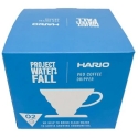 Hario - Plastic Drip V60-02 Project Waterfall Transparent Blue Hario - Plastic Drip V60-02 Project Waterfall Transparent Blue