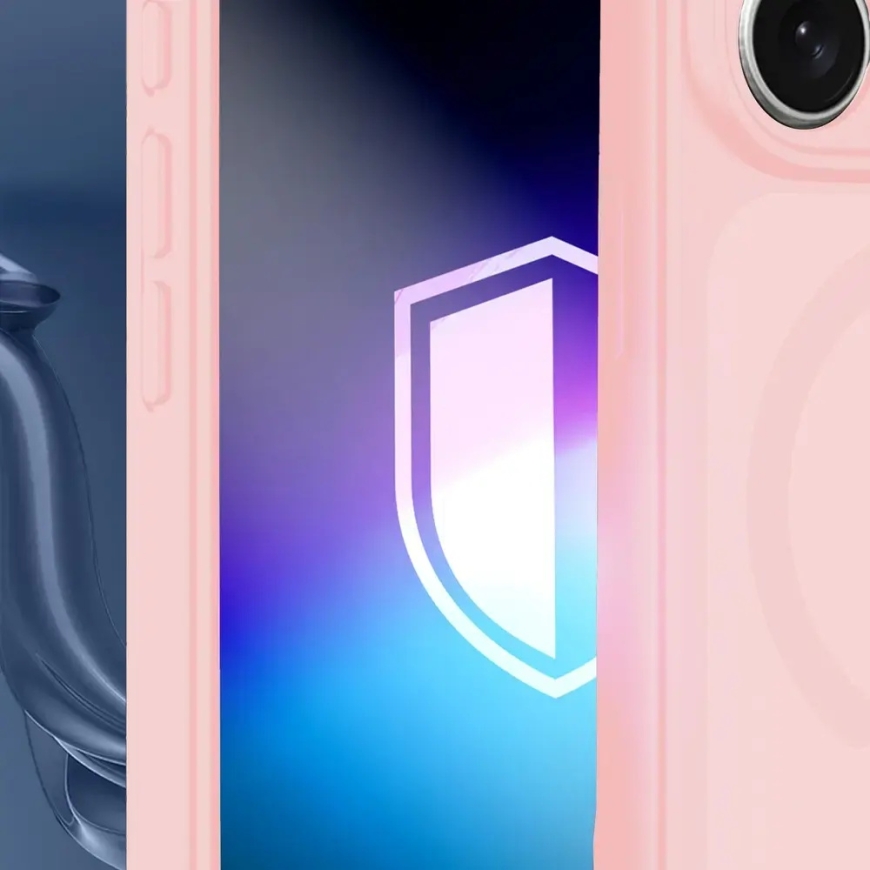 3MK Misty MagCase telefono dėklas su MagSafe palaikymu iPhone 16 Pro Max rožinis – 5