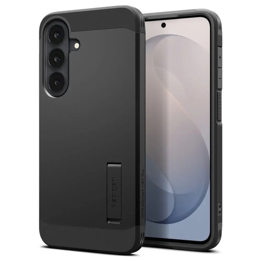 Spigen Tough Armor чехол с поддержкой MagSafe для телефона Samsung Galaxy S26 FE (S741) чёрный
