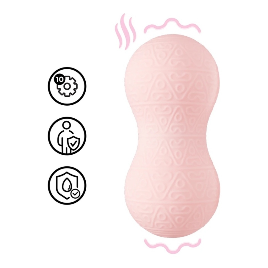 Loveline By Shots Pink Vibrating and Heating Massager - Pink