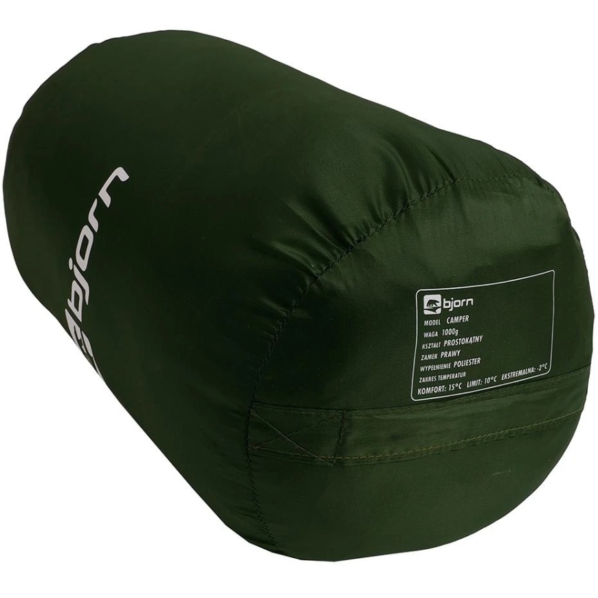 Sleeping Bag "Bjorn Camper" 180x75cm Green Right BJ63862 – 5