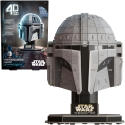 4D dėlionės „Star Wars Mandalorian“ 3D šalmo modelis surinkimui 4D dėlionės „Star Wars Mandalorian“ 3D šalmo modelis surinkimui