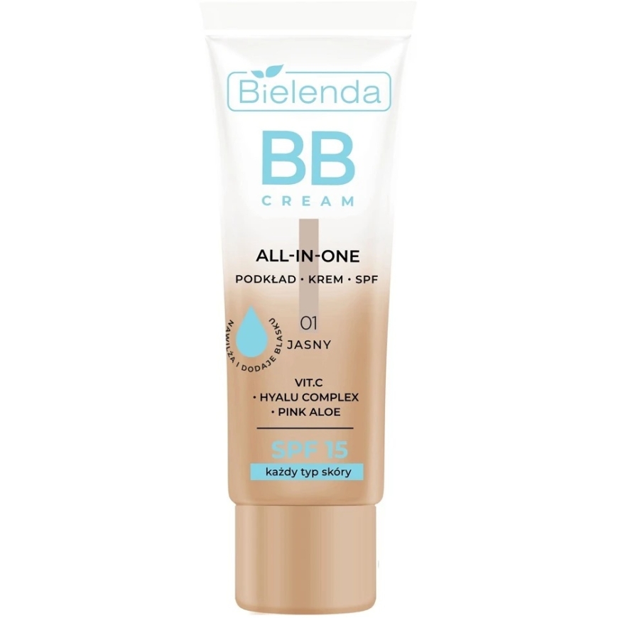 Gosh Bielenda All-In-One BB Kreem Multifunktsionaalne BB kreem SPF15 kõigile nahatüüpidele 01 Light 30g