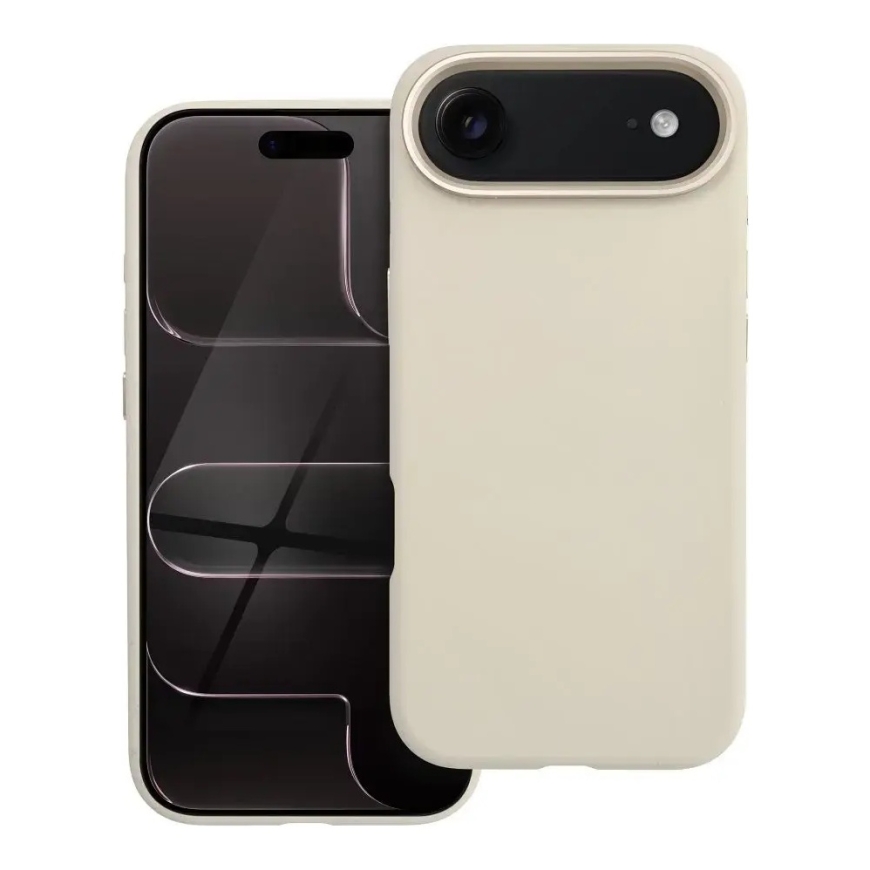 Forcell F-Protect Frame Premium telefono dėklas su MagSafe palaikymu iPhone 17 Air baltas