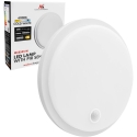 LED ceiling light with motion sensor Maclean, PIR sensor, white, 10W/15/18W, IP65, adjustable light color 3000/4000/6000K, MCE53 LED ceiling light with motion sensor Maclean, PIR sensor, white, 10W/15/18W, IP65, adjustable light color 3000/4000/6000K, MCE53