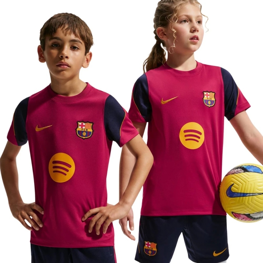 Nike FC Barcelona Strike Kids T-shirt Burgundy II3237 621 (L)