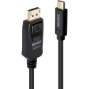 Lindy Adapter - USB Type C to DisplayPort 4K60 HDR 1m Gold Plated Lindy Adapter - USB Type C to DisplayPort 4K60 HDR 1m Gold Plated