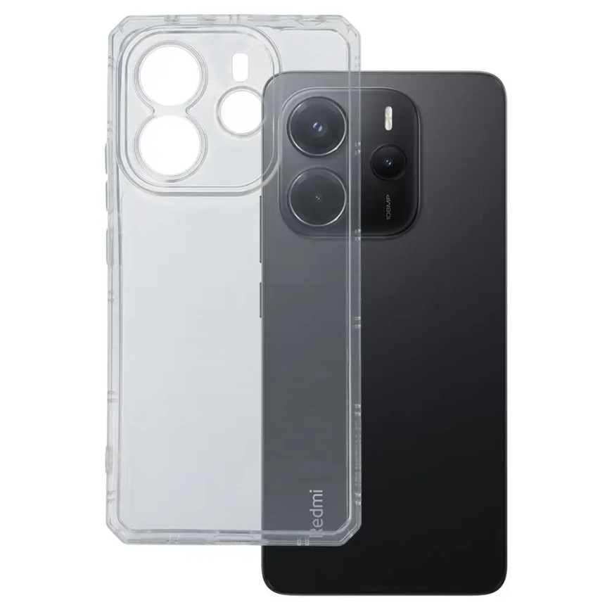 Armor antishock ümbris Xiaomi Redmi Note 14 5G jaoks, läbipaistev
