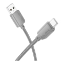 Hoco X113 data transfer and charging cable | USB-A to USB-C | 15W | 1m | gray Hoco X113 data transfer and charging cable | USB-A to USB-C | 15W | 1m | gray