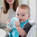 Chicco-mukiharjoituspallon kuori pehmeällä nokalla 200 ml 4 kk+