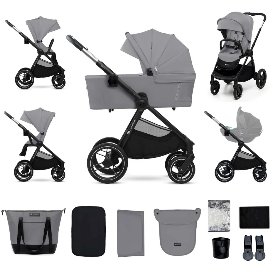 KINDERKRAFT universal stroller 2IN1 NEA 2.0, platinum gray, KSNEA002GRY2000 – 2
