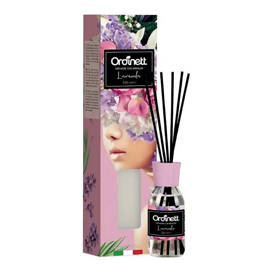Aromātisko kociņu difuzors 500ml lavanda