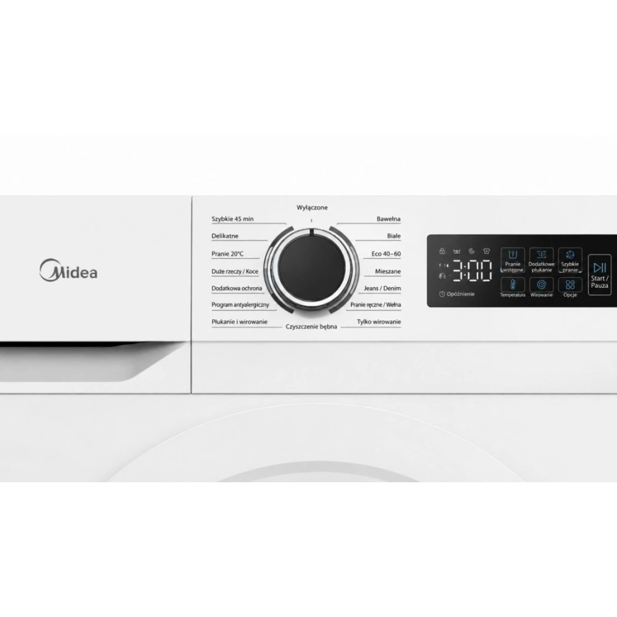 Midea Kapea pesukone 7kg MF110W70B/W-PL