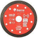 Ferra turbo deimantinis diskas sausam ir šlapiam pjovimui, Ø125mm Ferra turbo deimantinis diskas sausam ir šlapiam pjovimui, Ø125mm