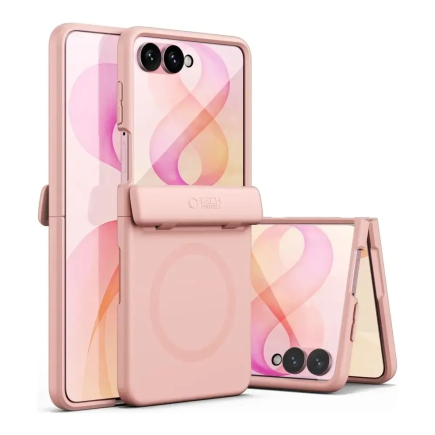 TECH-PROTECT KEVLAR AURA MAGSAFE GALAXY Z FLIP 8 PINK – 2