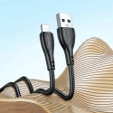 Borofone BX121 Energy andmeedastus- ja laadimiskaabel | USB-A kuni Lightning | PD | 27W | 1m | must Borofone BX121 Energy andmeedastus- ja laadimiskaabel | USB-A kuni Lightning | PD | 27W | 1m | must