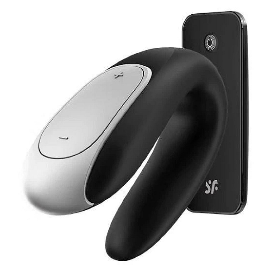 SATISFYER DOUBLE FUN CONNECT APP Black