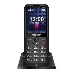 Mobilusis telefonas - MAXCOM MM 445 L JUODAS