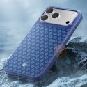Benks Magnetic Armor Pro Armor Grid Kevlar-kuori metallikehys 600D (C.K.FL.AP.BE.B072) iPhone 18 Pro/17 Pro sininen